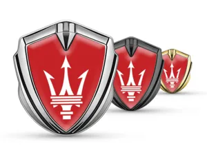 Maserati Silicone Emblema Badge Stile Minimal Uni-Size